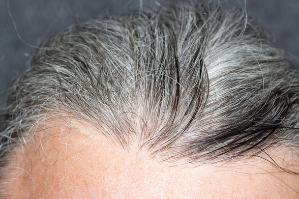 gri saç erkek - Fotoğraf, Görsel
