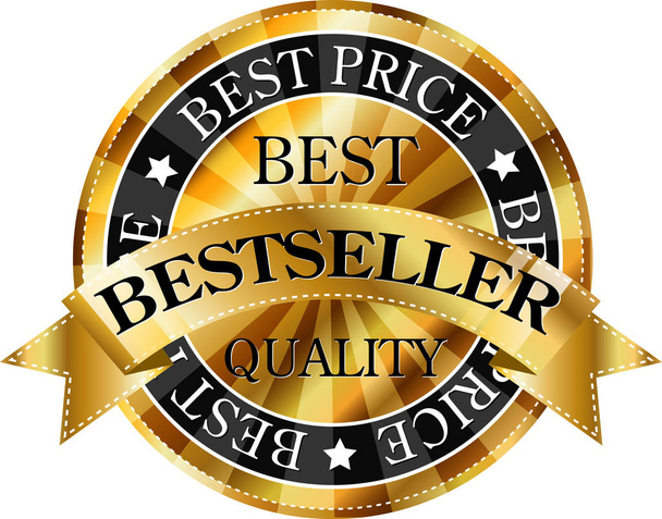 Bestseller logo template - Vector, Image