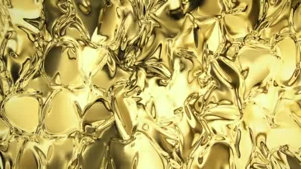 Achtergrond van goudfolie  - Video
