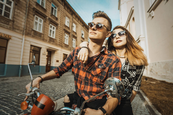 Young Hipster Couple - Foto, imagen
