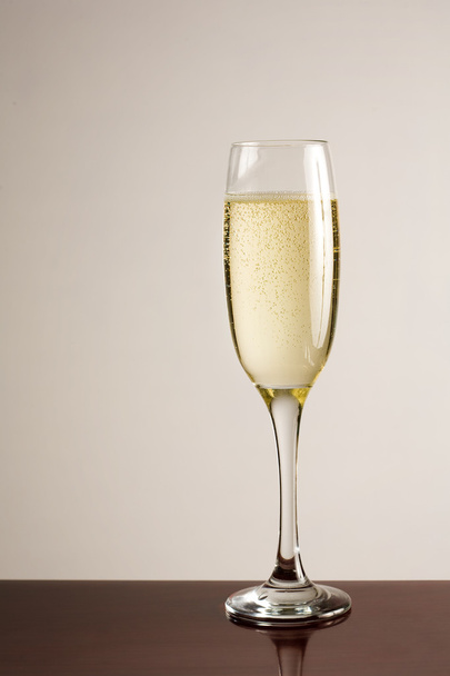 Champagne glass macro. - Foto, Imagen