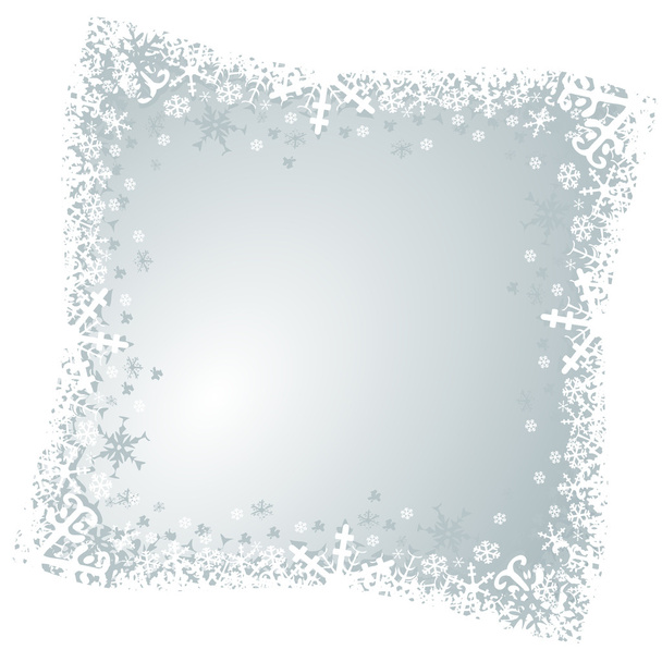 Cartão de Natal com flocos de neve - Foto, Imagem