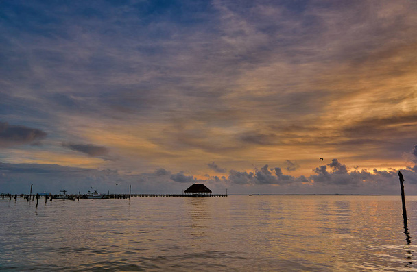 Sunset on the Caribbean Sea - Photo, Image