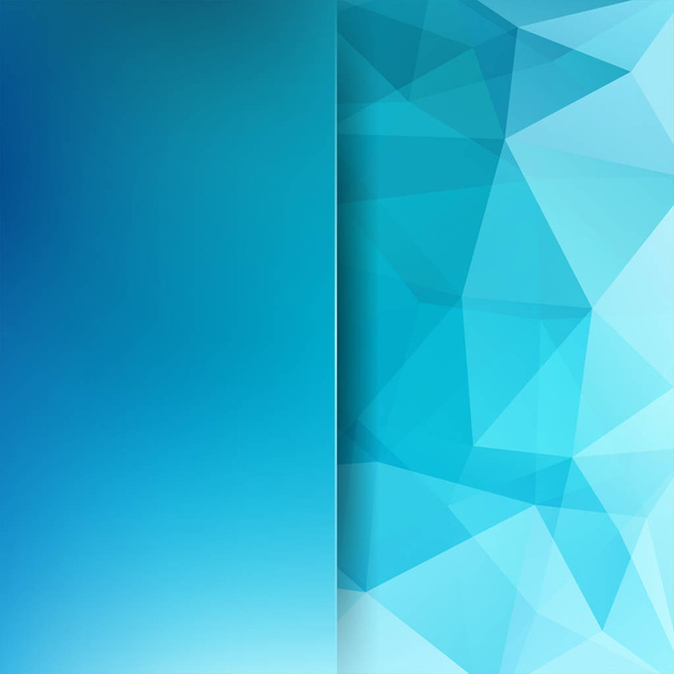 Абстрактний фон, що складається з синіх трикутників. Геометричний дизайн для бізнес-презентацій або банерів веб-шаблонів. Векторні ілюстрації
 - Вектор, зображення