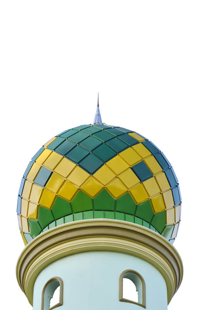 the dome of mosque on whire background - Photo, Image