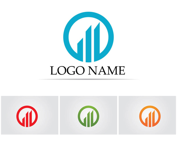 Business finance logo - vector concept illustration - Vector, Image