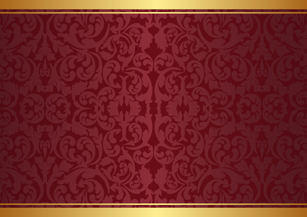Background with ornaments - Vector, Image