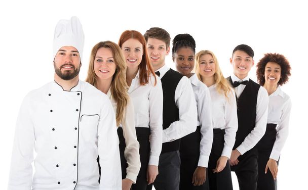 Portrait Of Restaurant Staff - Фото, изображение