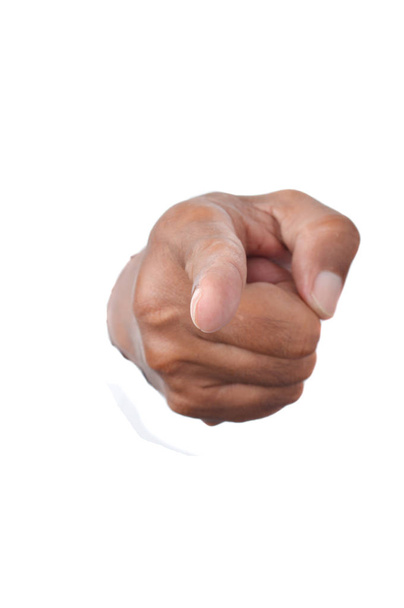 Beyaz arkaplanı işaret eden eller - Fotoğraf, Görsel