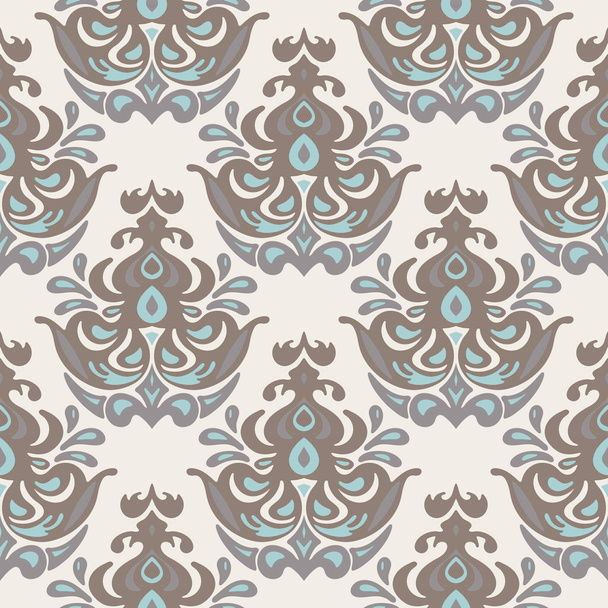 Vintage damask seamless pattern - Vector, Image