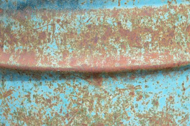 Textura del tambor de hierro pelado de pintura
 - Foto, Imagen