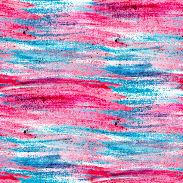 βούρτσα τέχνη άνευ ραφής μακροεντολή υφή κόκκινο μπλε ακουαρέλες - Φωτογραφία, εικόνα