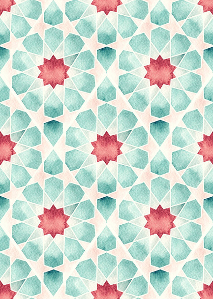 Naadloze islamitische geometrie - Foto, afbeelding