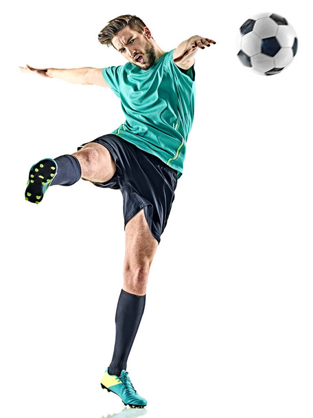 soccer player man isolated - Photo, Image