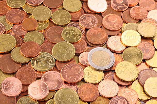 EURO coins - Fotoğraf, Görsel