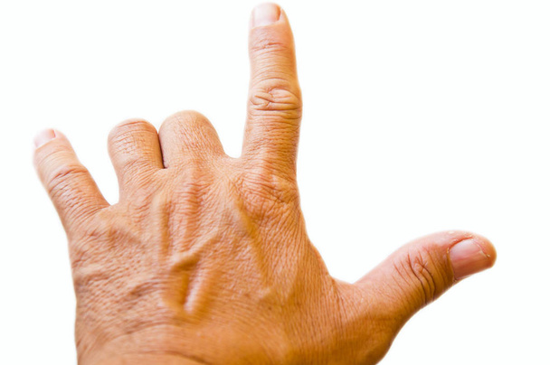 указательный палец от взрослого на белом фоне
 - Фото, изображение