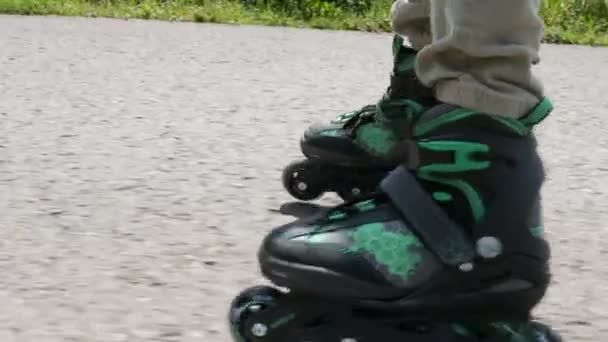 Roller skates Close up - 4 K - Footage, Video