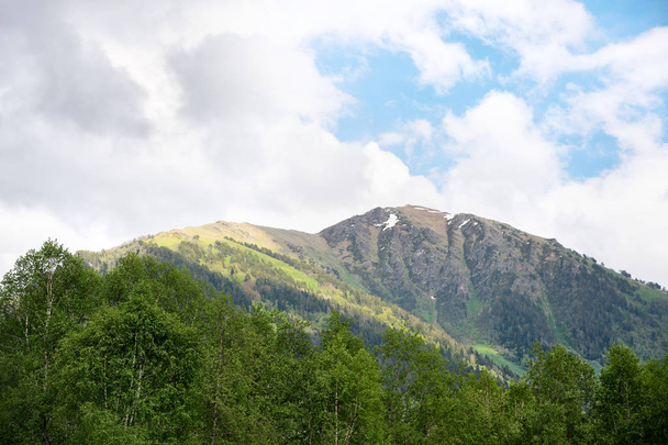 Mountain landscape of Caucasian mountains - 写真・画像