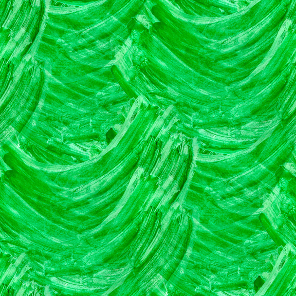 Aquarell Kunst nahtlose abstrakte Textur Hand bemalt grüne Rückseite - Foto, Bild