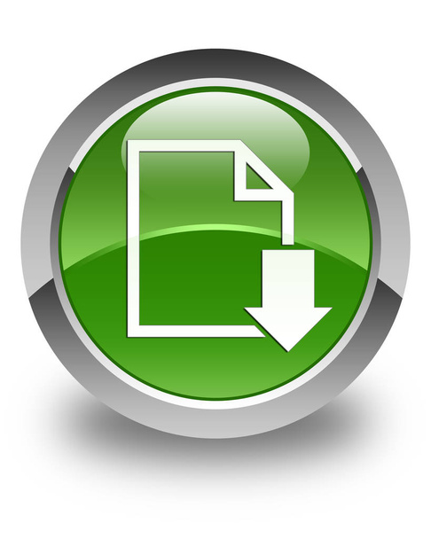 Значок документа - мягкая зеленая круглая кнопка
 - Фото, изображение