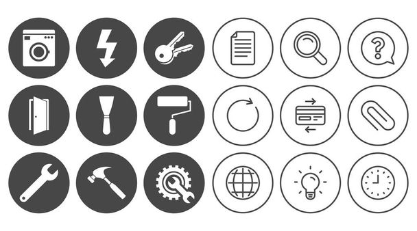 Repair, construction icons. - Vector, afbeelding