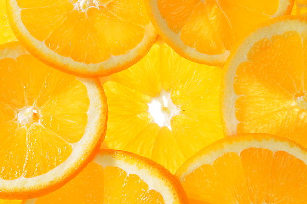 φρέσκα φρούτα πορτοκαλί φόντο - Φωτογραφία, εικόνα
