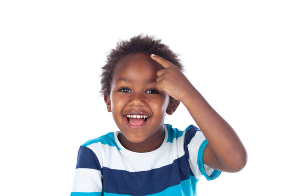 Criança afroamericana adorável
 - Foto, Imagem