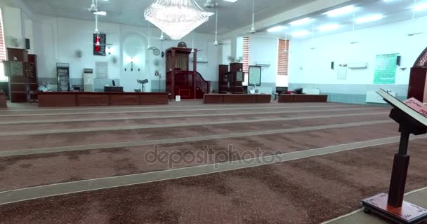 A large prayer hall in the mosque. - Footage, Video