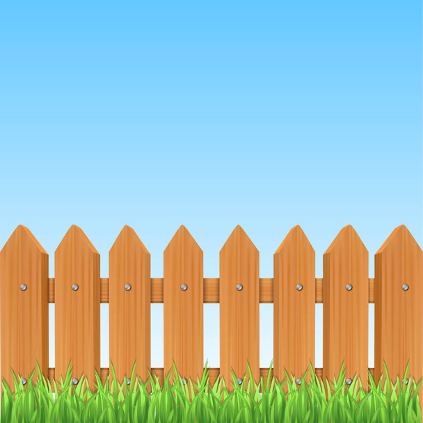 fence isolated on white background - Вектор, зображення