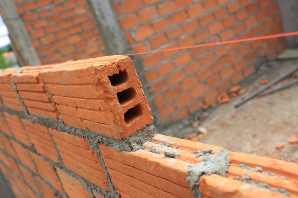 brick block in construction building industry - Photo, Image