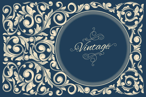 vintage decorative pattern - Vektori, kuva