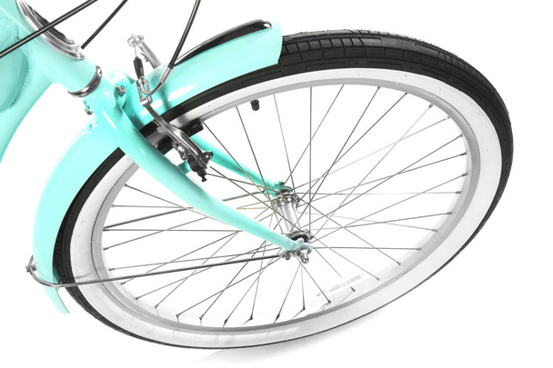 Wheel of modern bicycle - Fotó, kép