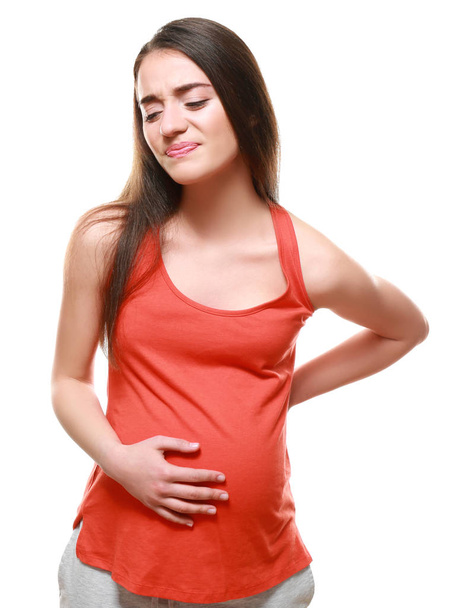 Emotional pregnant woman  - Foto, Bild