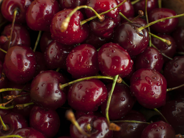 Berries of sweet cherry.  - Photo, Image