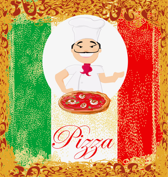 Піца меню шаблон
 - Вектор, зображення