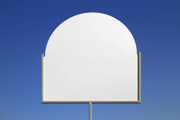 Branco placa de rua vazia
  - Foto, Imagem