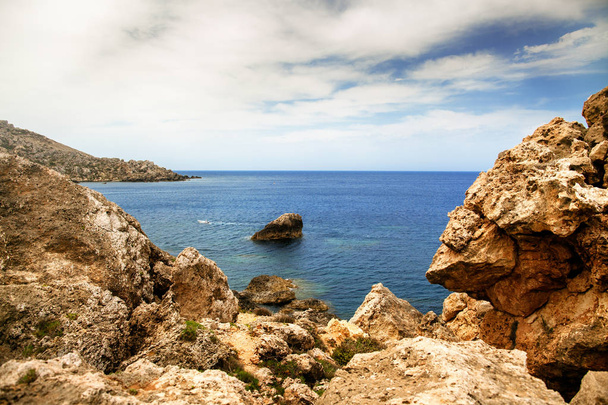 Golden Bay à Malte
 - Photo, image