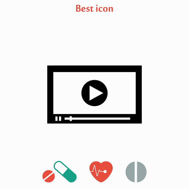 video icon vector - Vector, Image
