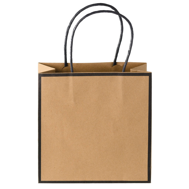 Beyaz arkaplanda alışveriş çantası - Fotoğraf, Görsel