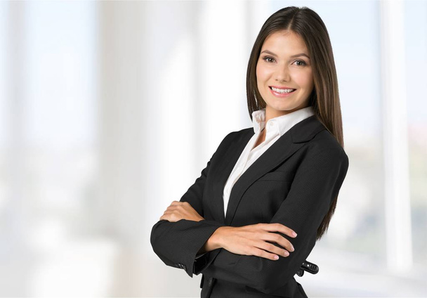 young businesswoman in suit - Foto, Imagem