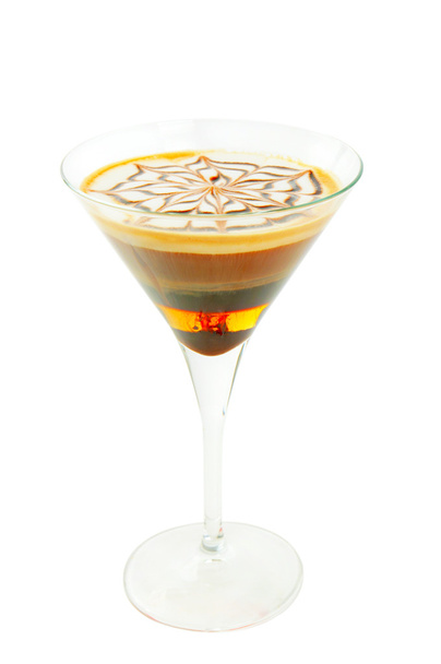 Coffee cocktail isolated - Foto, Imagen
