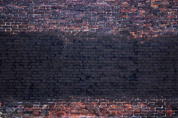 Zabytkowe ceglane ściany tekstura kamienną fasadą budynku - Zdjęcie, obraz