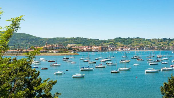 View of the bay of Hendaye, Pyrenees  - Photo, Image