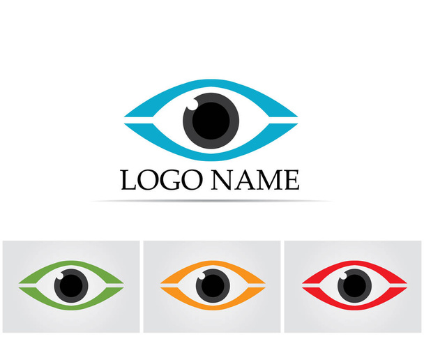 Vektör - Göz bakım logo vektörü - Vektör, Görsel