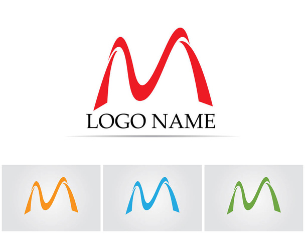 Lettre M icônes vectorielles tels logos - Vecteur, image