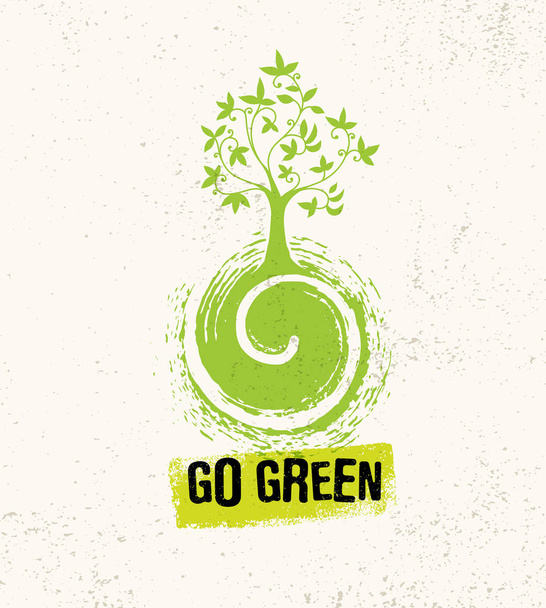eco, nature logo  - Vector, Imagen