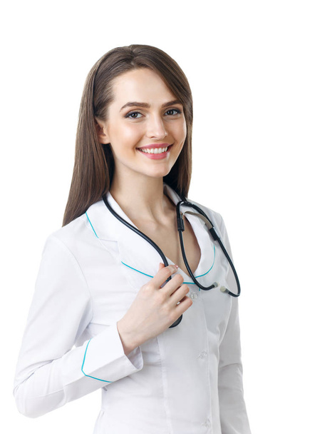 Beautiful smiling female doctor - Foto, Bild