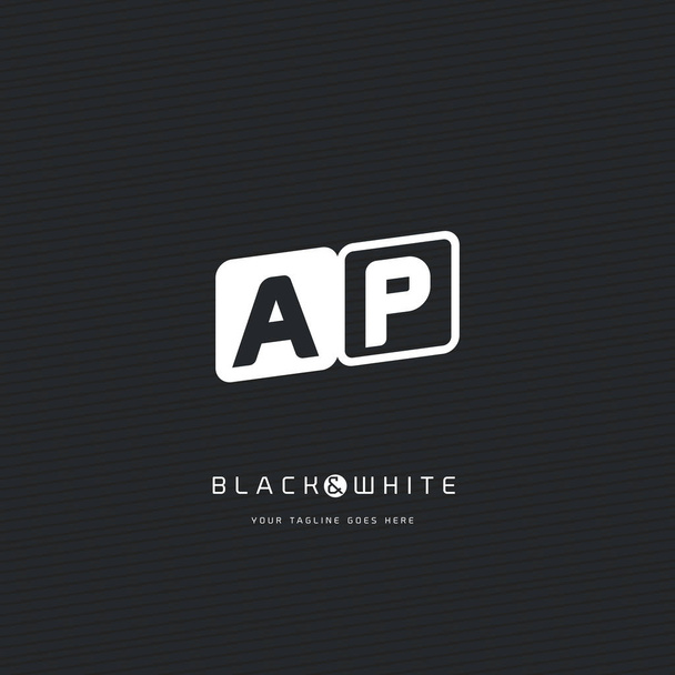 AP-kirjainten logo
 - Vektori, kuva