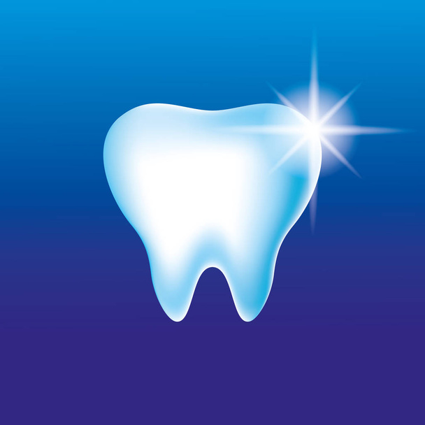 White healthy tooth. - Vector, Image