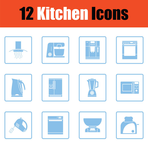 Set für Küchensymbole - Vektor, Bild